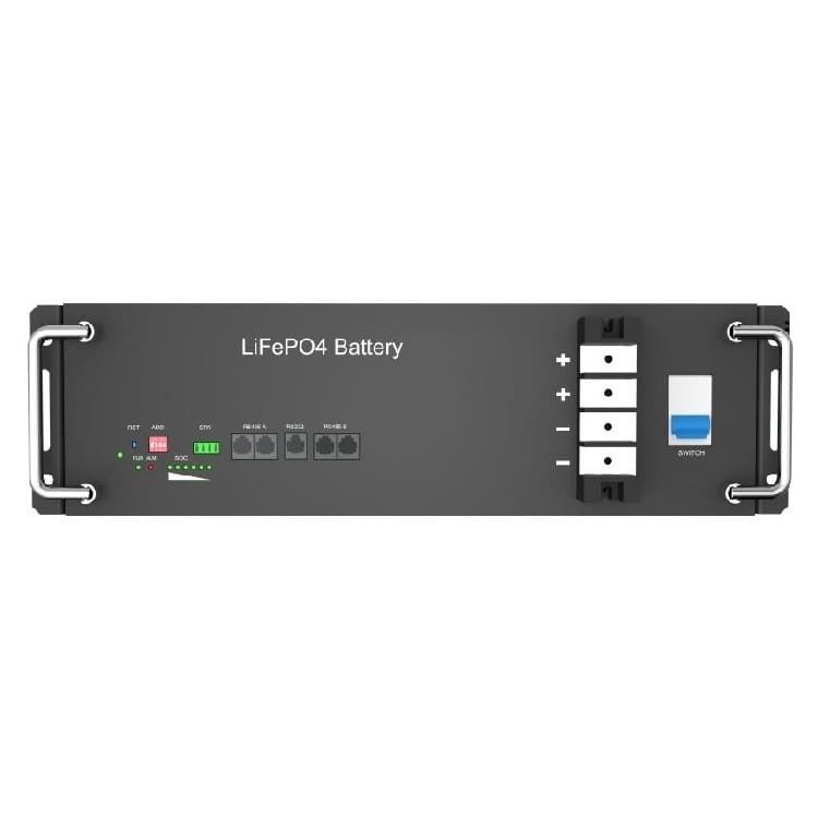 2560Wh 51.2V Gleichspannung Rack Mount Lifepo4 Batterie für industrielle kommerzielle Energiespeicherung