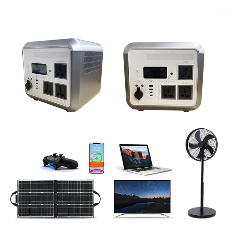 1200 Watt Solar Lithium Akkupack, Outdoor Portable Power Bank Generator
